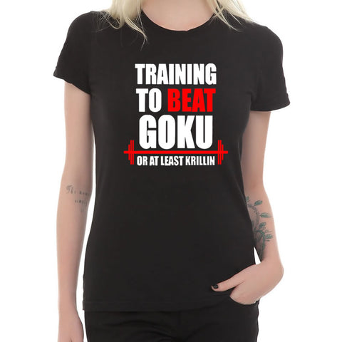 Dragonball Z Women's Training To Beat Goku