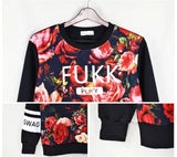 FUKK Floral Sweatshirt