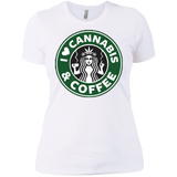 Cannabis & Coffee Ladies T-shirt