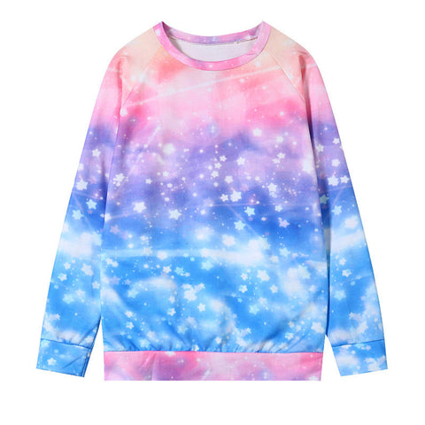 Galaxy Stars Womens Sweatshirt