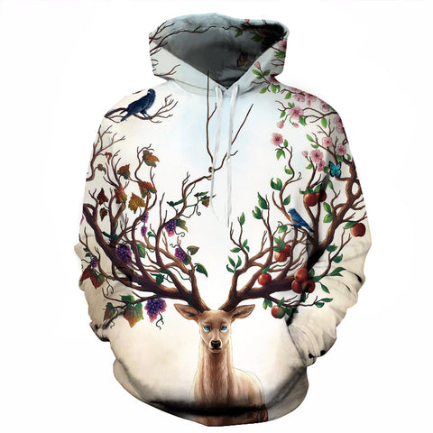 Enchanted Floral Forest Hoodie